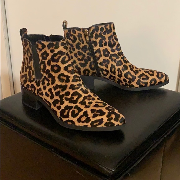 franco sarto calf hair booties